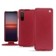 Custodia in pelle Sony Xperia 5 II - Rouge passion