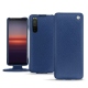 レザーケース Sony Xperia 5 II - Bleu frisson