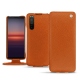 レザーケース Sony Xperia 5 II - Orange vibrant