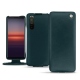 Funda de piel Sony Xperia 5 II - Bleu Veggie