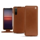 Capa em pele Sony Xperia 5 II - Marron Veggie