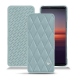 Housse cuir Sony Xperia 5 II - Bleu ciel - Couture ( Nappa - Pantone 277C ) 