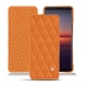 Lederschutzhülle Sony Xperia 5 II - Orange - Couture ( Nappa - Pantone 1495U ) 