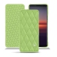 Lederschutzhülle Sony Xperia 5 II - Vert olive - Couture ( Nappa - Pantone 578U ) 