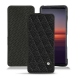 Custodia in pelle Sony Xperia 5 II - Ebène - Couture ( Sleek P C12 - Black ) 
