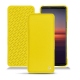 レザーケース Sony Xperia 5 II - Jaune fluo
