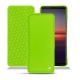 レザーケース Sony Xperia 5 II - Vert fluo