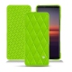 レザーケース Sony Xperia 5 II - Vert fluo - Couture