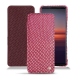 Sony Xperia 5 II leather case - Serpent ciclamino