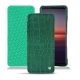 Sony Xperia 5 II leather case - Crocodile pino