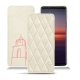 Funda de piel Sony Xperia 5 II - Blanc escumo - Couture