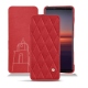 レザーケース Sony Xperia 5 II - Rouge troupelenc - Couture