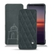 Sony Xperia 5 II leather case - Blu marino - Couture