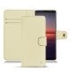 Custodia in pelle Sony Xperia 5 II - Beige ( Nappa - Pantone 7502C ) 