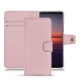 Housse cuir Sony Xperia 5 II - Rose ( Nappa - Pantone 2365C ) 