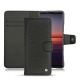 Capa em pele Sony Xperia 5 II - Ebène ( Sleek P C12 - Black ) 