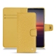 Housse cuir Sony Xperia 5 II - Mimosa ( Pantone 141C ) 