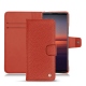 Capa em pele Sony Xperia 5 II - Papaye ( Pantone 180C ) 