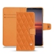Funda de piel Sony Xperia 5 II - Orange - Couture ( Nappa - Pantone 1495U ) 