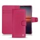 Housse cuir Sony Xperia 5 II - Rose fluo