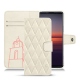 Funda de piel Sony Xperia 5 II - Blanc escumo - Couture