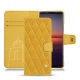 Funda de piel Sony Xperia 5 II - Jaune soulèu - Couture