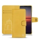 Housse cuir Sony Xperia 5 II - Jaune soulèu