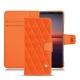 가죽 커버 Sony Xperia 5 II - Orange fluo - Couture