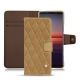 Sony Xperia 5 II leather case - Sable vintage - Couture