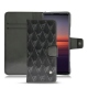 Sony Xperia 5 II leather case - Onyx - Couture