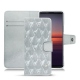 Custodia in pelle Sony Xperia 5 II - Platinium - Couture