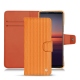 Funda de piel Sony Xperia 5 II - Abaca arancio