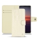 Funda de piel Sony Xperia 5 II - Crocodile milk