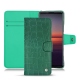Capa em pele Sony Xperia 5 II - Crocodile pino