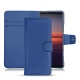 Custodia in pelle Sony Xperia 5 II - Bleu Océan PU