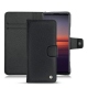 Sony Xperia 5 II leather case - Noir élégant