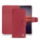 Custodia in pelle Sony Xperia 5 II - Rouge passion