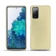 Coque cuir Samsung Galaxy S20 FE - Beige ( Nappa - Pantone 7502C ) 
