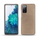 가죽 커버 Samsung Galaxy S20 FE - Taupe vintage ( Pantone 7530C ) 