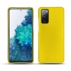 Capa em pele Samsung Galaxy S20 FE - Jaune fluo