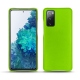 Coque cuir Samsung Galaxy S20 FE - Vert fluo