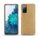 Capa em pele Samsung Galaxy S20 FE - Serpent sabbia