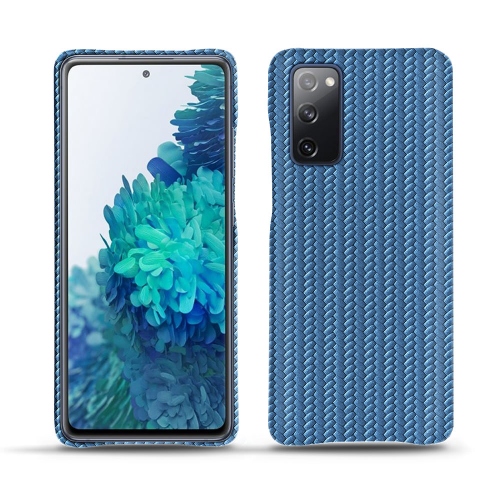 Leather rear cover for Samsung Galaxy S20 FEAbaca ishia ( Pantone #395775 ) 