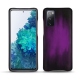 Samsung Galaxy S20 FE leather cover - Violet Patine