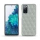 Lederschutzhülle Samsung Galaxy S20 FE - Gris - Couture ( Nappa - Pantone W428C ) 