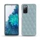 Coque cuir Samsung Galaxy S20 FE - Bleu ciel - Couture ( Nappa - Pantone 277C ) 