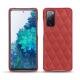 Samsung Galaxy S20 FE leather cover - Cerise vintage - Couture