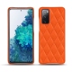Capa em pele Samsung Galaxy S20 FE - Orange fluo - Couture