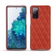 가죽 커버 Samsung Galaxy S20 FE - Arange clouquié - Couture