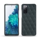 Coque cuir Samsung Galaxy S20 FE - Blu marino - Couture